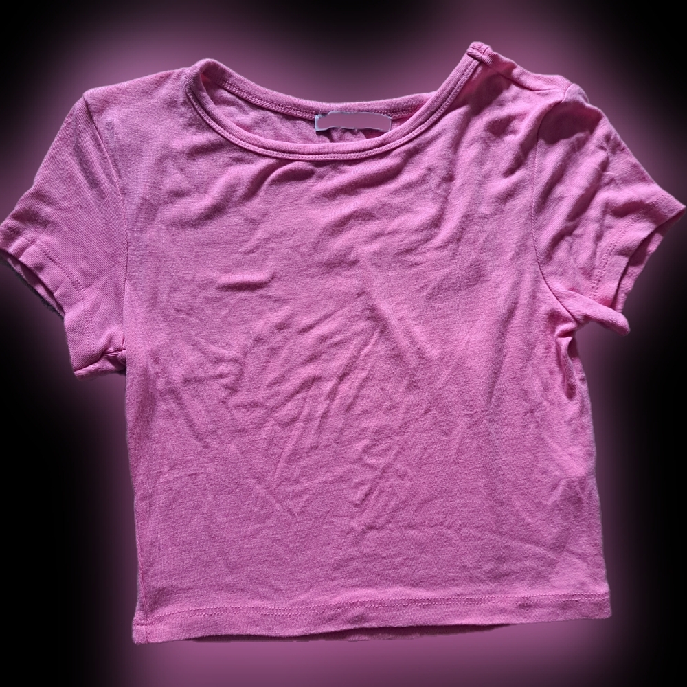 ZARA Pink Crop Top Women's Size Small